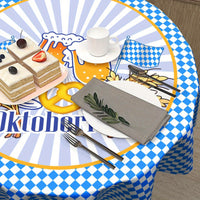 Runde Tischdecke Polyester (152 cm & 178 cm) – WiesnTisch Oktoberfest 2025