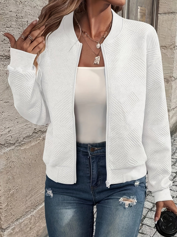 Stilvolle Damen Zip-Up-Jacke – Rivka Herbstedition