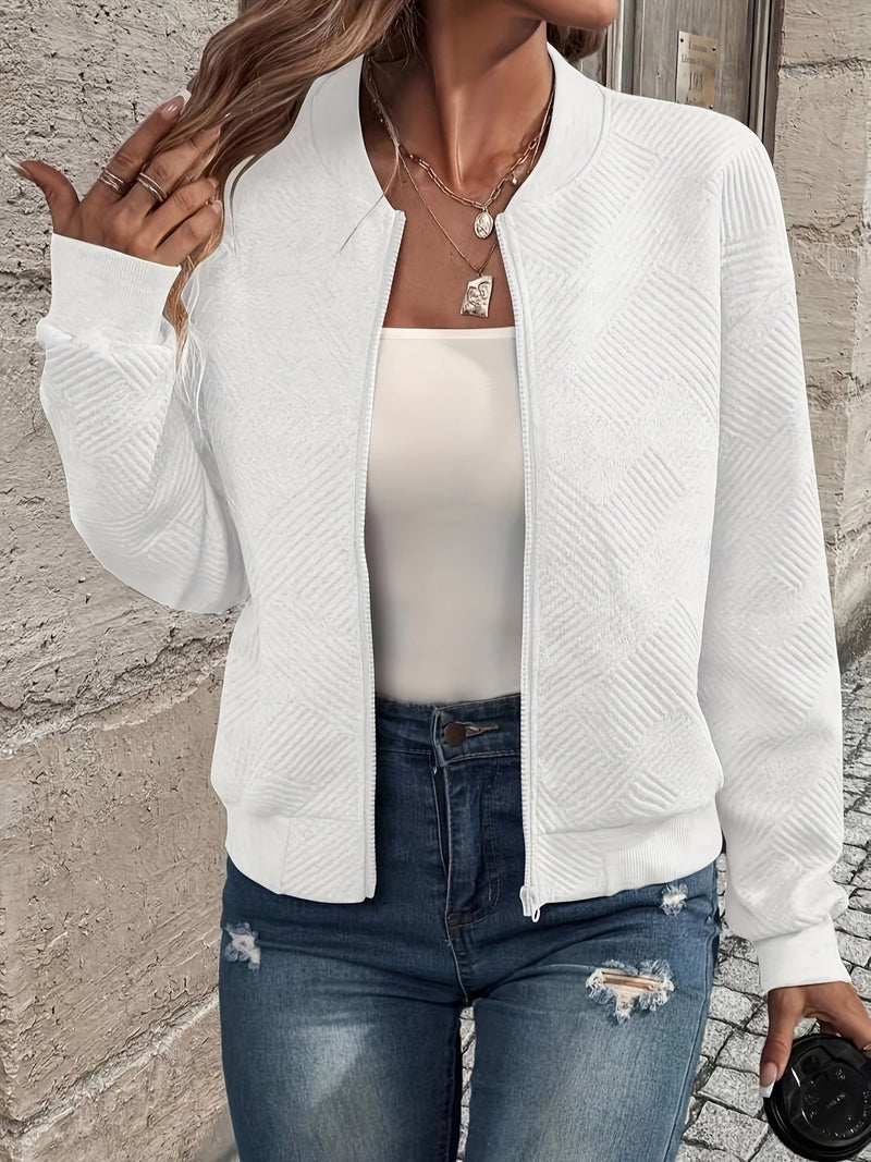 Stilvolle Damen Zip-Up-Jacke – Rivka Herbstedition