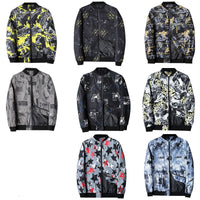 Herbstliche Bedruckte Herren-Bomberjacke - Enzo