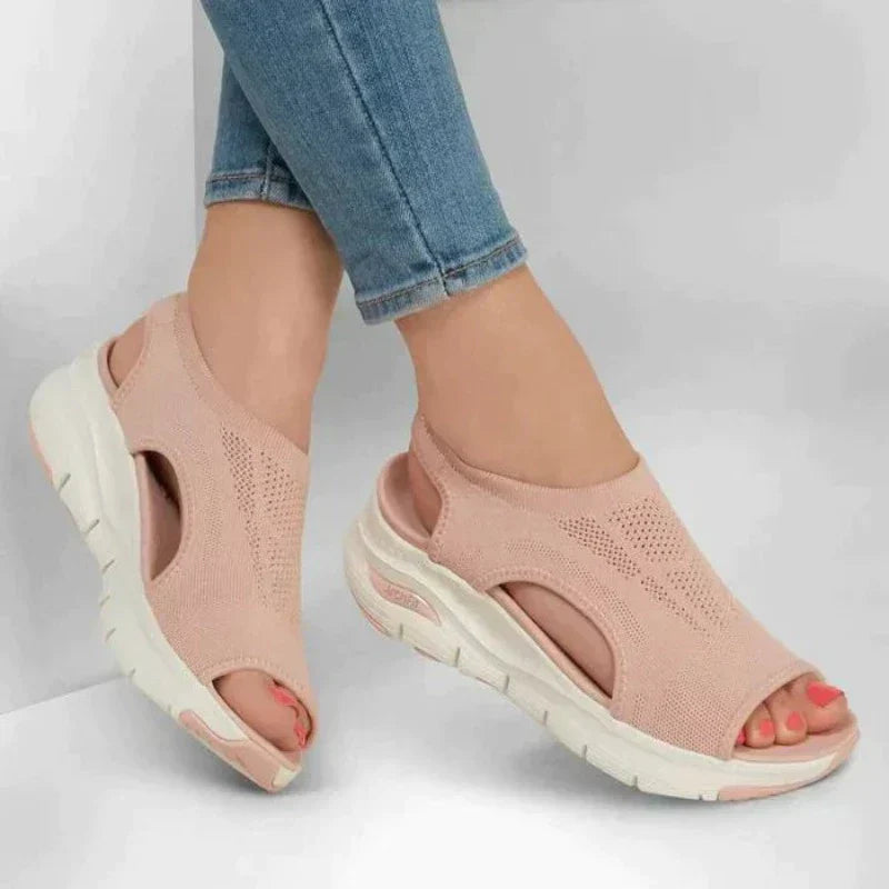 Mesh Plateau-Sandalen für Damen – Nova