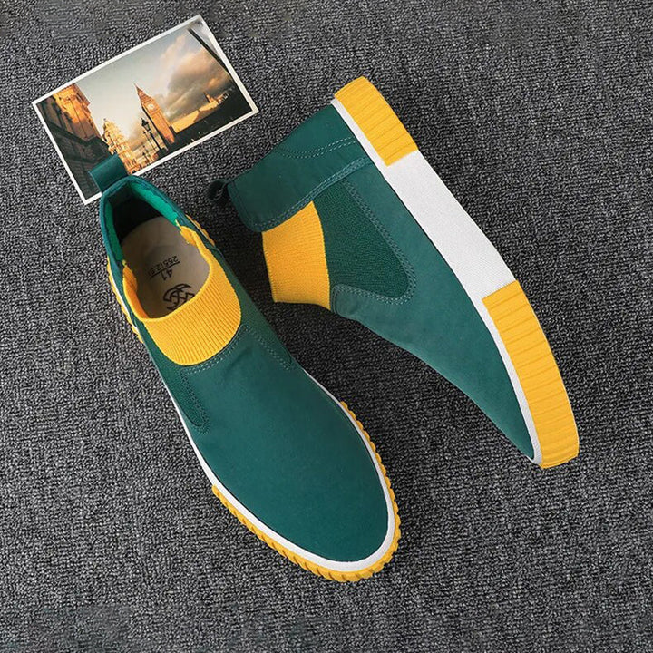 Herren Canvas-Sneaker mit High-Top-Design – Lennard Herbstedition