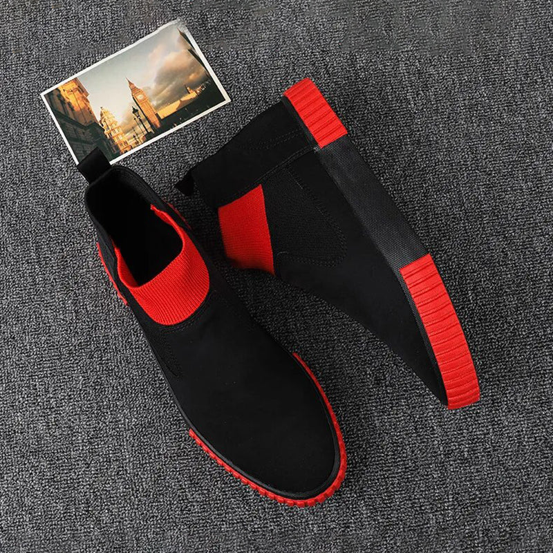 Herren Canvas-Sneaker mit High-Top-Design – Lennard Herbstedition