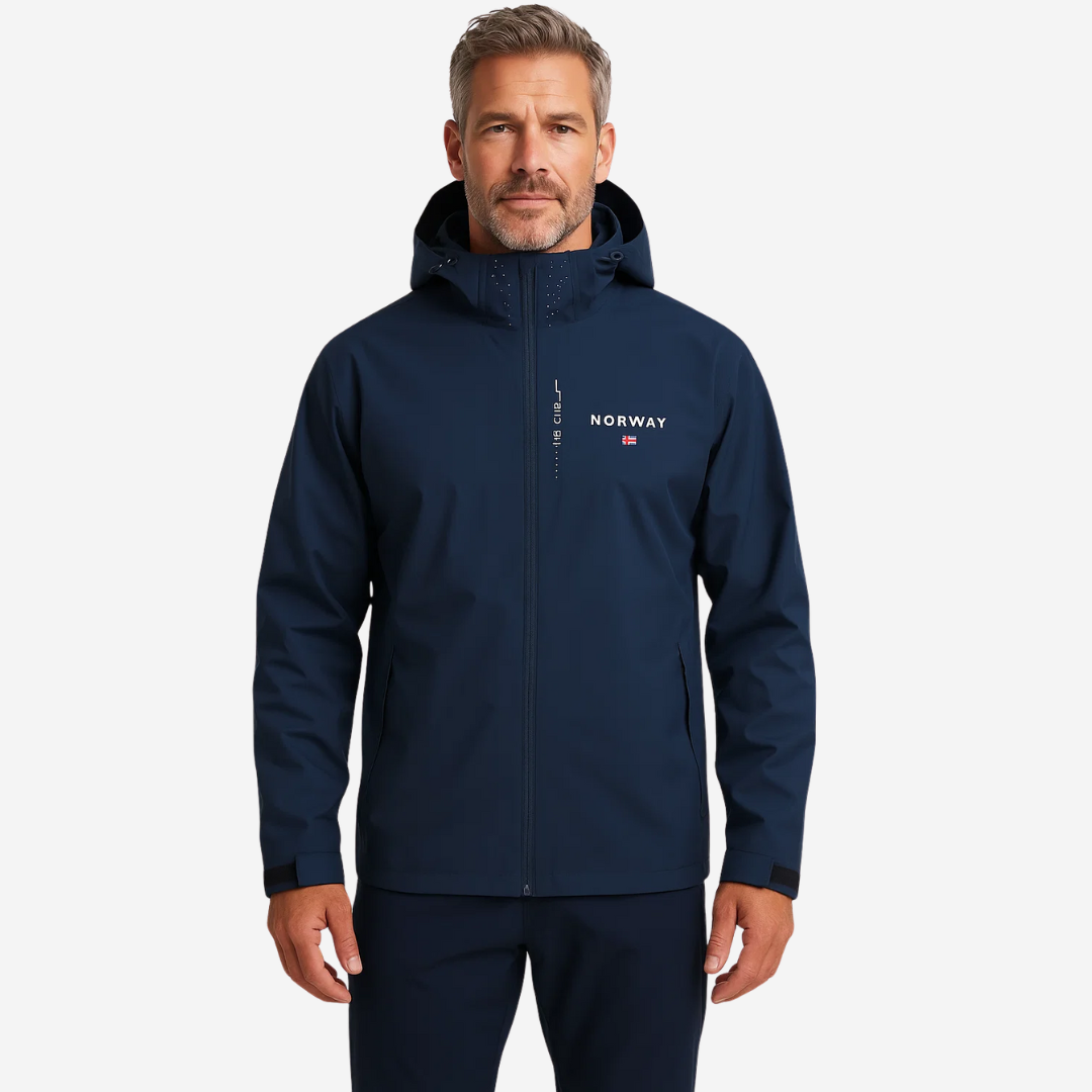 Herren Outdoorjacke leicht & atmungsaktiv mit abnehmbarer Kapuze – Elian