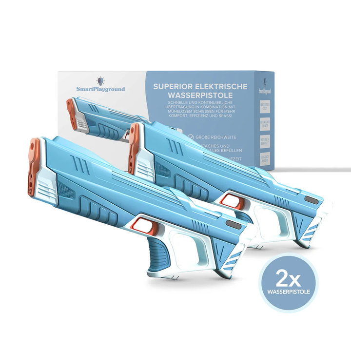 Elektrische Wasserpistole mit Akku – für starke Wasserstrahlen & langen Spielspaß