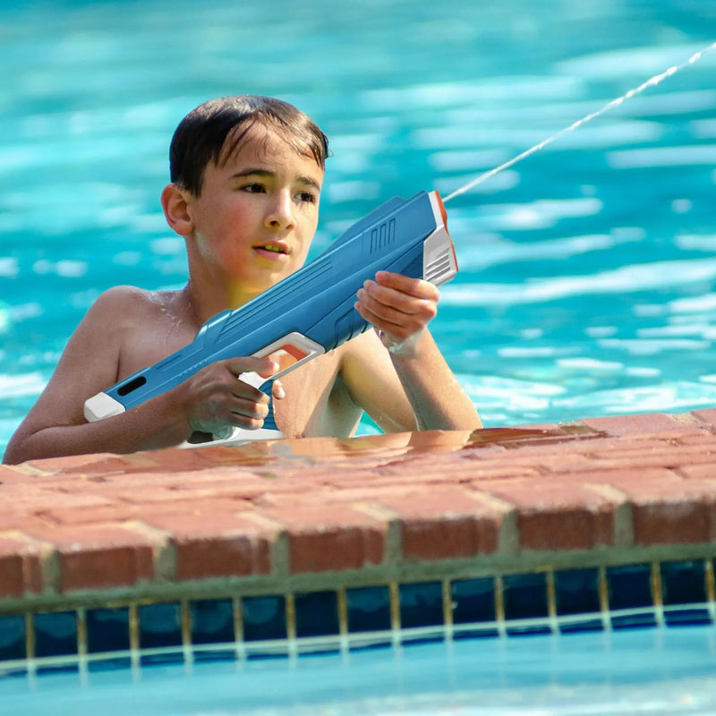 Elektrische Wasserpistole mit Akku – für starke Wasserstrahlen & langen Spielspaß