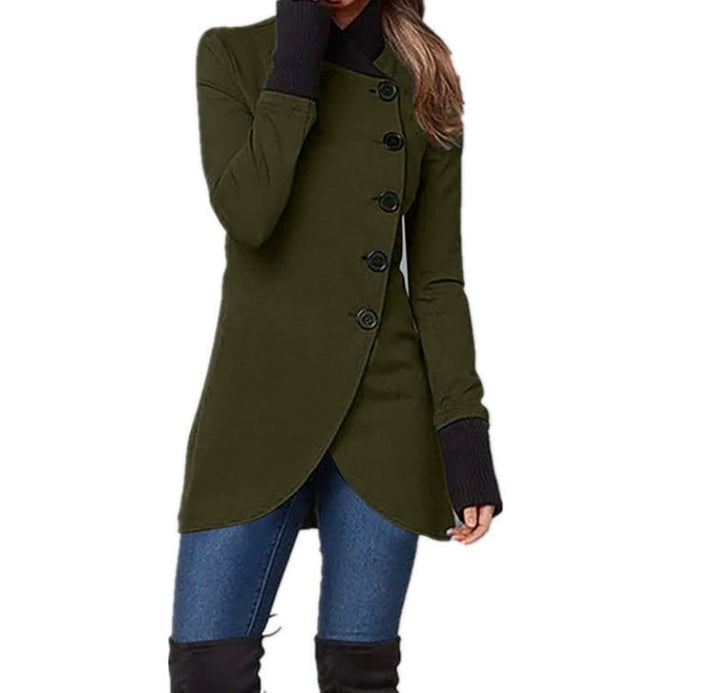 Damen Zwischenjacke mit asymmetrischem Verschluss – Isabella
