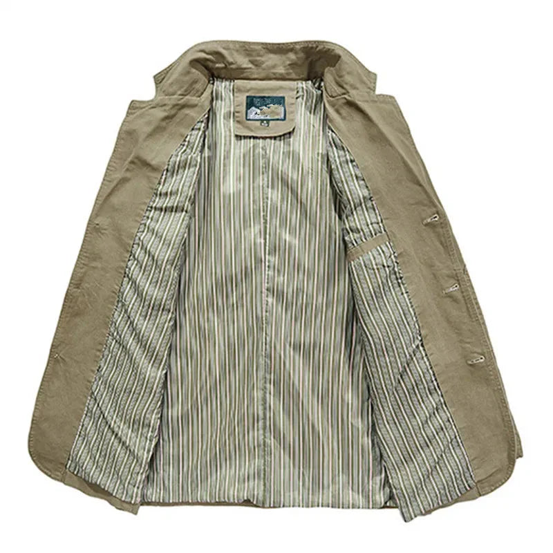 Herren Herbstjacke im Vintage- und Militärstil – Viktor