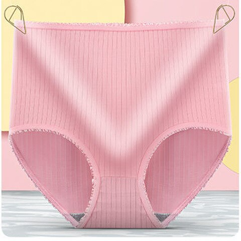 Leckfreie Unterwäsche mit hohem Taillenbund – Camille (8er-Pack)