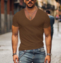 Herren T-Shirt mit V-Ausschnitt – Timo