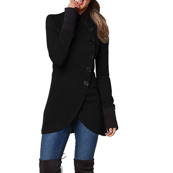 Damen Zwischenjacke mit asymmetrischem Verschluss – Isabella
