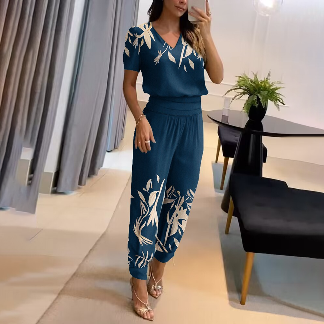 Stylischer Bedruckter Jumpsuit - Nova