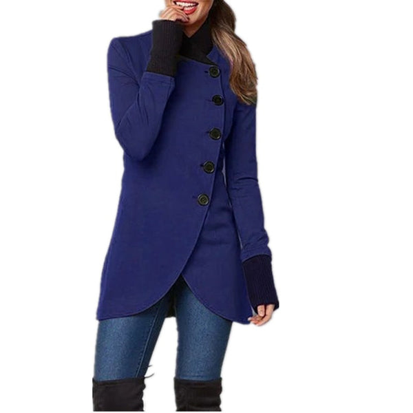 Damen Zwischenjacke mit asymmetrischem Verschluss – Isabella