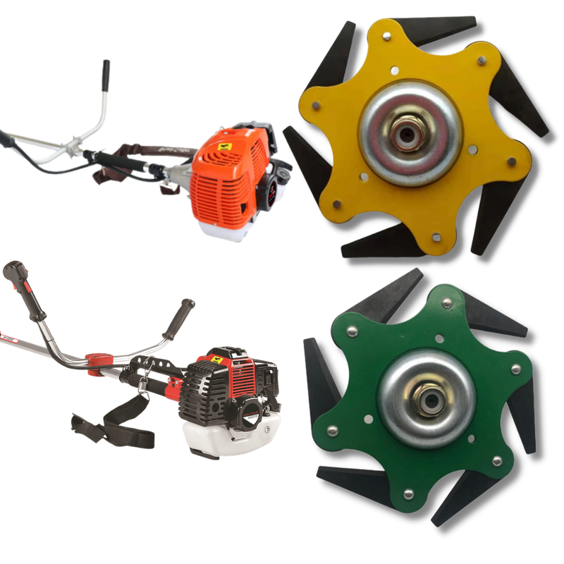 Robuste Freischneiderkopf mit 6 Stahlklingen – TrimmBlade