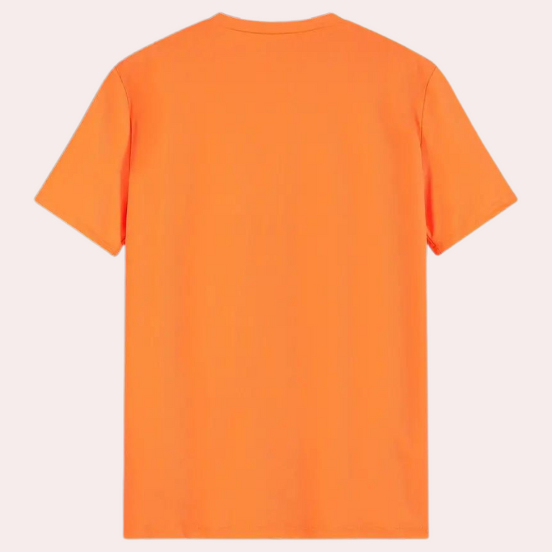 Oranje Herren T-Shirt mit Rundhalsausschnitt – Jaron