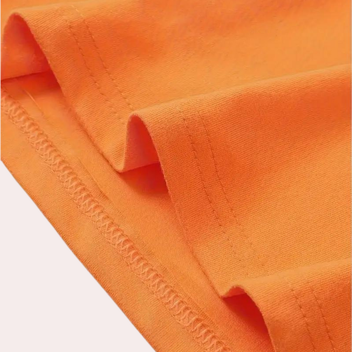 Oranje Herren T-Shirt mit Rundhalsausschnitt – Jaron