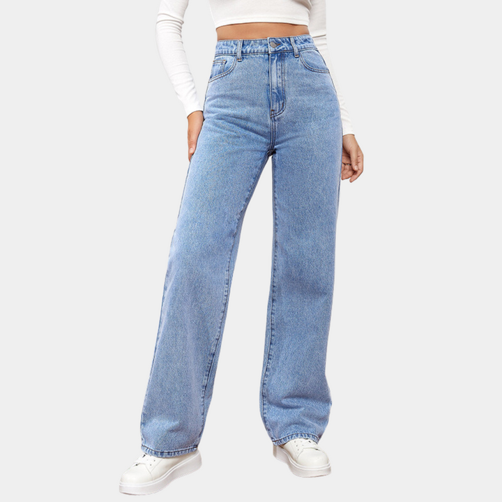 High Waist Baggy Damen Jeans – Elara