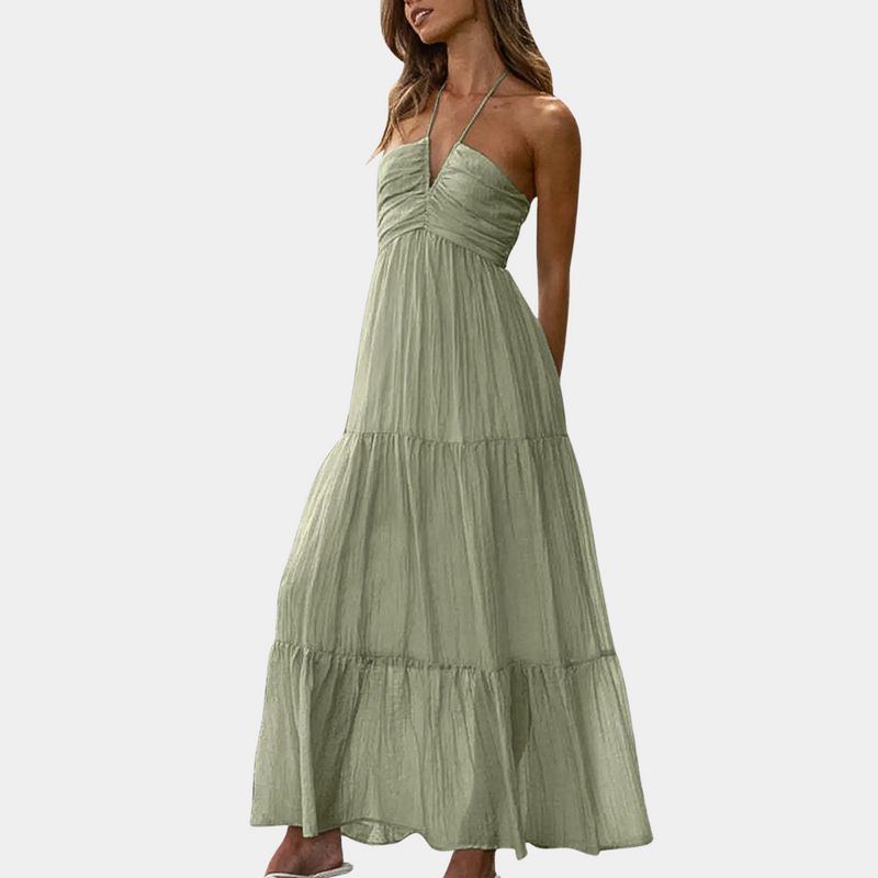 Lange Sommerkleid mit Neckholder – Soraya