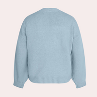 Strickjacke für Damen mit 3D-Blumen – Maribel