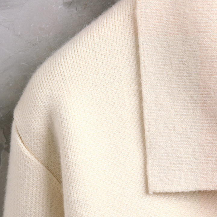 Herrenweste mit Knopfschluss und Streifen – Enzo