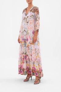 Herbstliches Bohemian Maxi-Kleid - Marisol