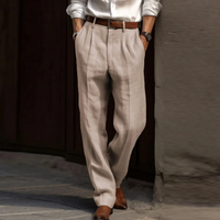 Luftige Leinenhose für Herren Mit Lockerer Passform und Sommerkomfort – Maro