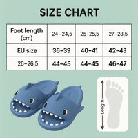 Trendy SoftSteps Sharkies Slipper – Weich, Dämpfend