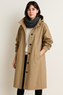 Langer Damen Trenchcoat mit Kapuze – Ranya Herbstedition