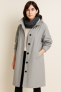 Langer Damen Trenchcoat mit Kapuze – Ranya Herbstedition
