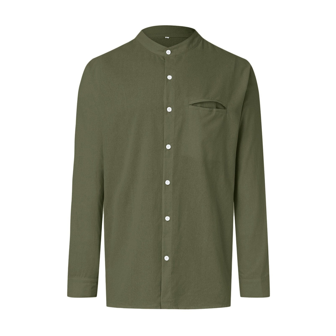 Stilvolles Herbsthemd in Übergröße für Herren – Hayes