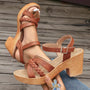 Elegante Hochhackige Sandalen mit Verstellbarem Knöchelriemen – Valencia