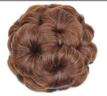 Blumenförmige Haarspange mit Haarverlängerung – Fiora