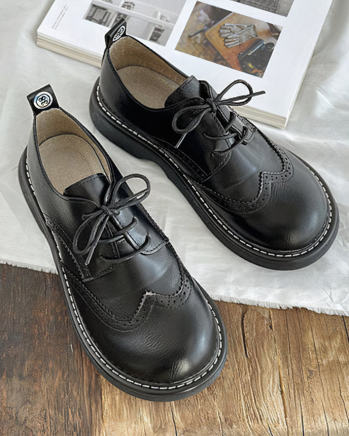 Herbstliche Retro Oxford Schuhe für Damen – Isadora