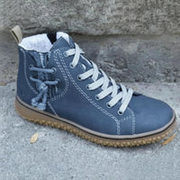 Damen & Herren Winterstiefel Vintage Design mit Isolierung & rutschfester Sohle – Norena