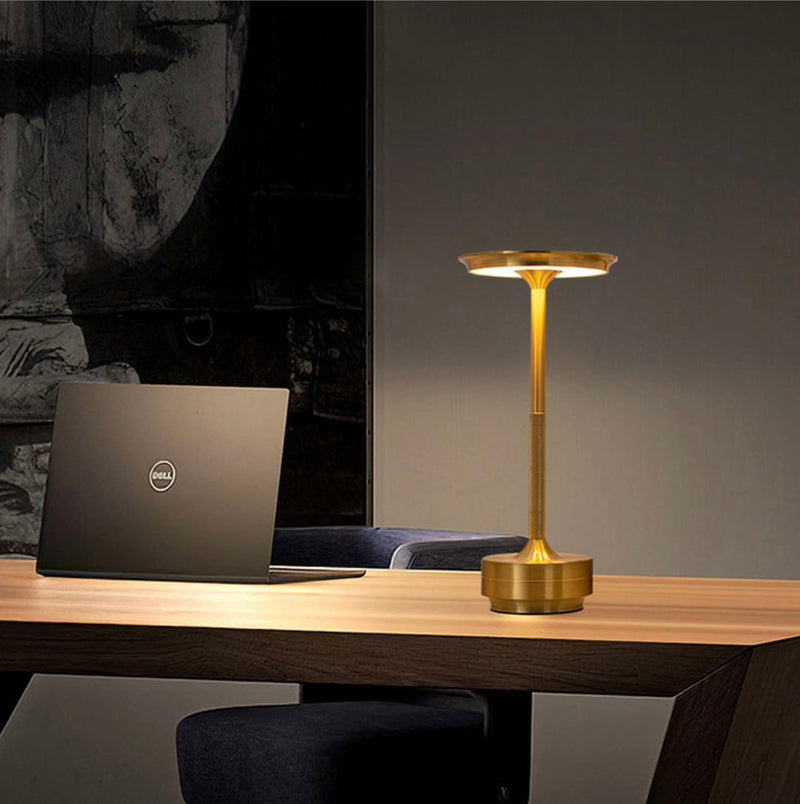 ClarityGlow Luxus Edition | Kabellose LED-Tischlampe