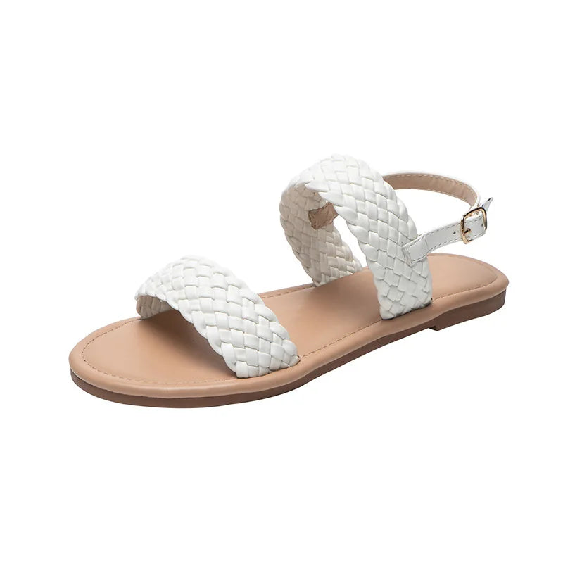Flache Sommerschuhe mit rutschfester Sohle – Elina