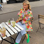 Trendiger Damenblazer mit herbstlichem Print - Eva