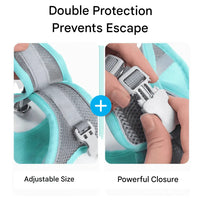 Verstellbares Katzengeschirr mit Leine – WhiskerWander