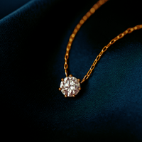 Glanz Zirkon | Einfach glänzende Zirkon Schlüsselbandkette