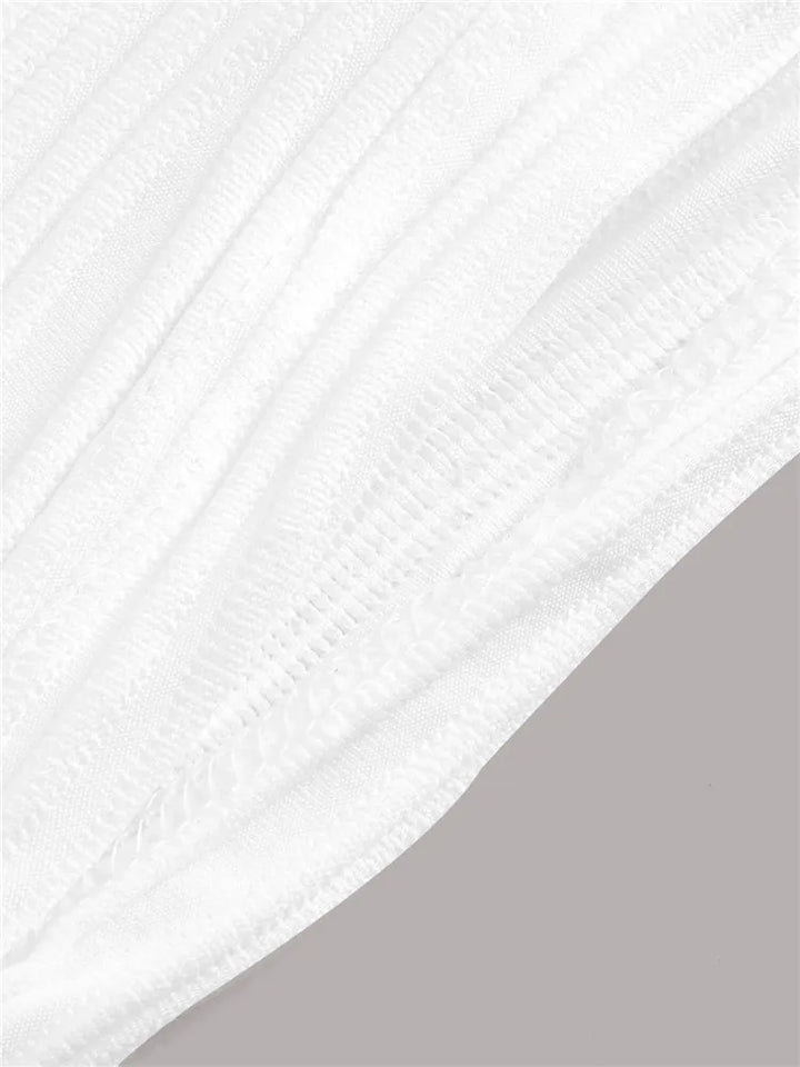 Tief ausgeschnittener Haltertop mit offenem Rücken – Liora