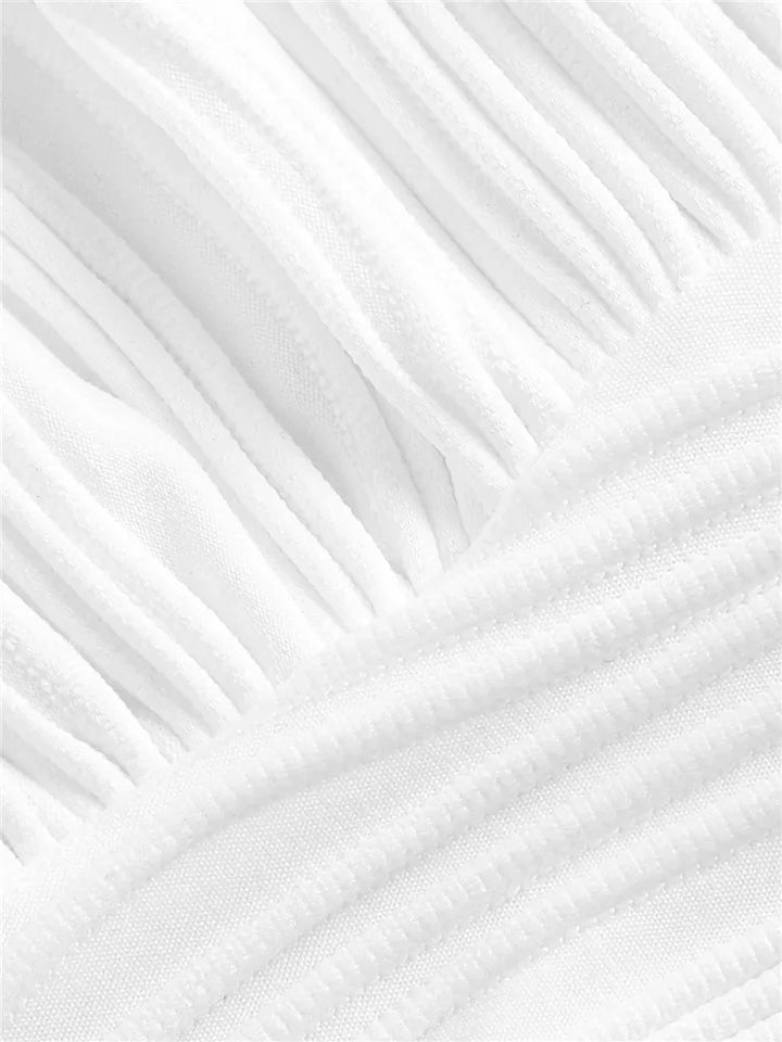 Tief ausgeschnittener Haltertop mit offenem Rücken – Liora