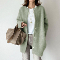 Lange Ärmel Damen Cardigan mit Taschen – Liora