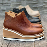 Bequeme Plateau-Stiefeletten - Mira Herbstzauber