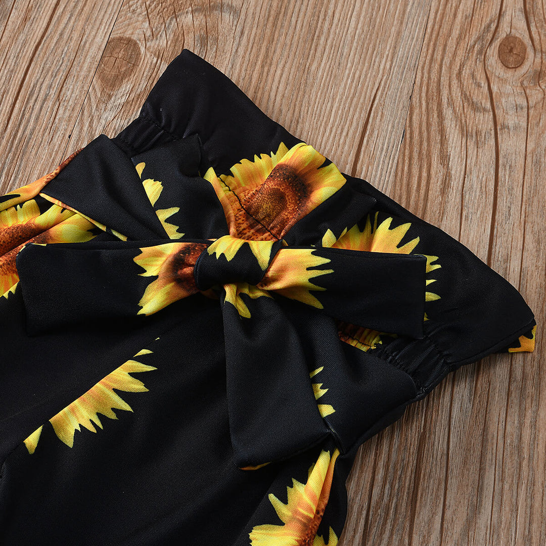 2-teiliges Baby-Outfit mit Sonnenblumenmuster – SonnenLächeln