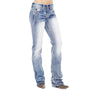 Damen-Bootcut-Jeans mit Flaggen-Details – Madison