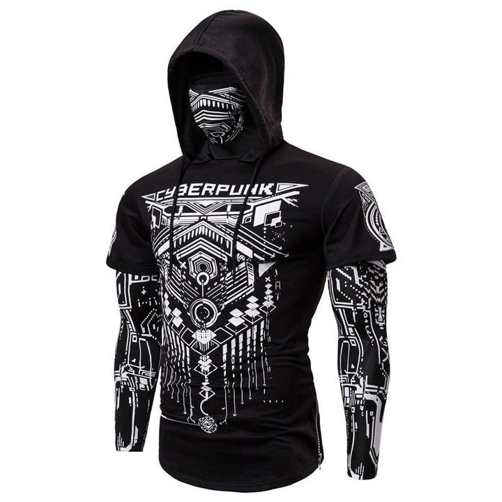 Herren-Hoodie mit integrierter Skull-Maske – Herbst-Edition ShadowX