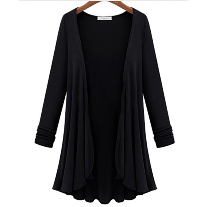 Damen-Cardigan mit Rüschen – Herbstzauber Elena