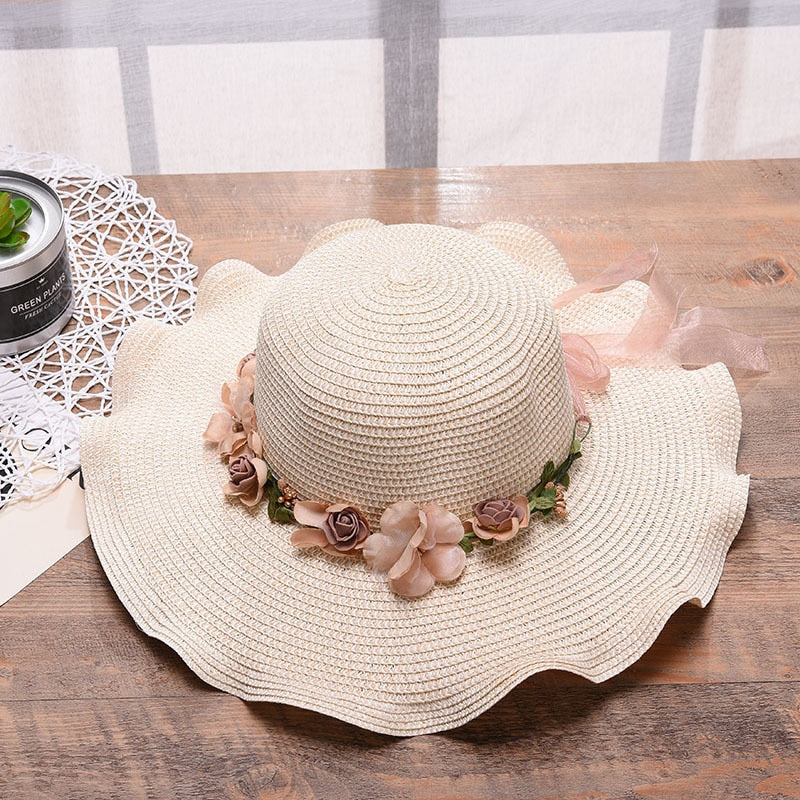 Sommerhut mit Blumenmuster – Liora