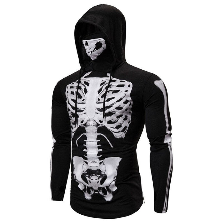 Herren-Hoodie mit integrierter Skull-Maske – Herbst-Edition ShadowX