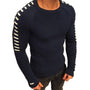 Herren-Strickpullover mit Streifendetails – Lukas Herbstedition